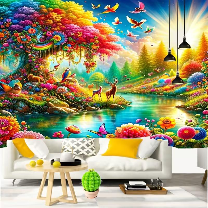 2D Cartoon Jungle Backdrop Green Rainforest Toucan & Palm Studio Background Cloth 47.2x31.5inch/120*80cm
2D Cartoon Jungle Backdrop Green Rainforest Toucan & Palm Studio Background Cloth 47.2x31.5inch/120*80cm