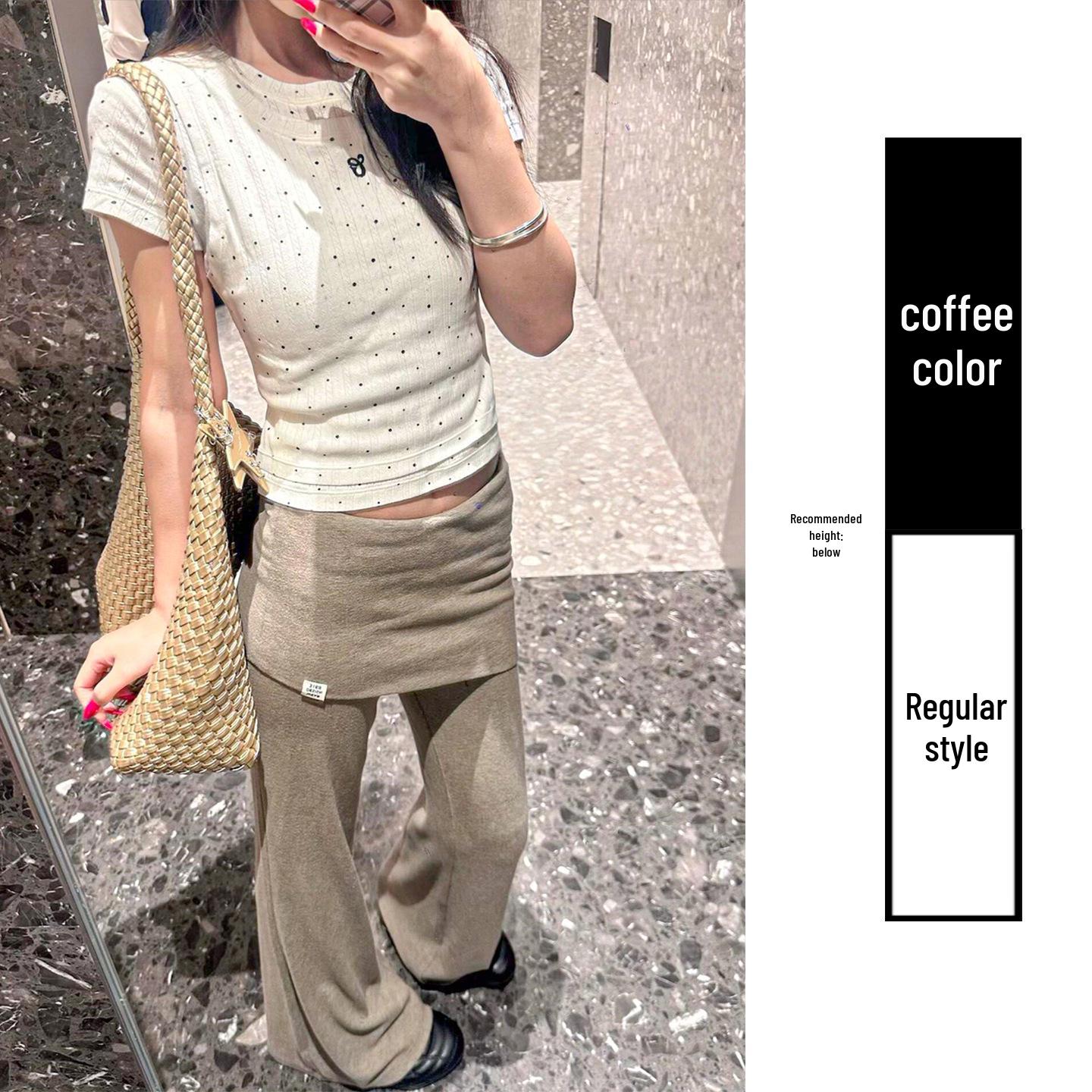 Women s Coffee High-Waisted Micro-Flare Pants - Spring 2026 Casual Loose Fit, Butt-Flap Style, Sports Commuter Straight-Leg Design Extra Large
Women s Coffee High-Waisted Micro-Flare Pants - Spring 2026 Casual Loose Fit, Butt-Flap Style, Sports Commuter Straight-Leg Design Extra Large