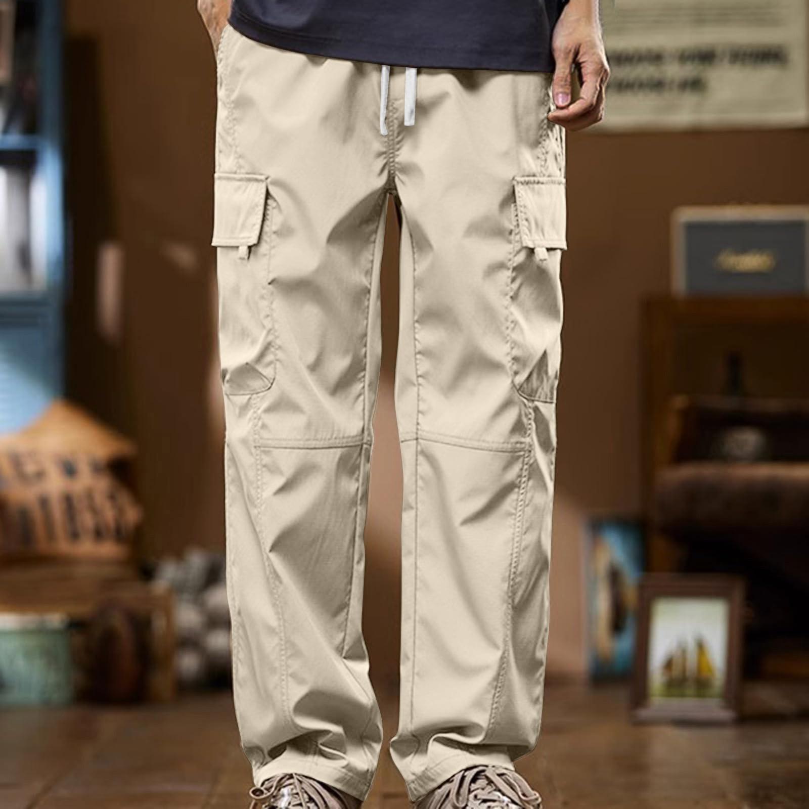 Модные мужские повседневные легкие брюки-карго с множеством карманов, удобные широкие брюки-джоггеры XL хаки
Модные мужские повседневные легкие брюки-карго с множеством карманов, удобные широкие брюки-джоггеры XL хаки