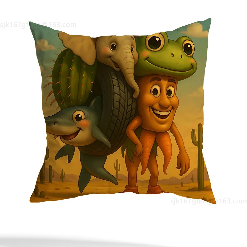 ITALlAN Brainrot Creative Pillow Case Anti-dustmite Pillowcase Invisible zipper silky short plush Sofa cushion cover 12x12Inch
ITALlAN Brainrot Creative Pillow Case Anti-dustmite Pillowcase Invisible zipper silky short plush Sofa cushion cover 12x12Inch