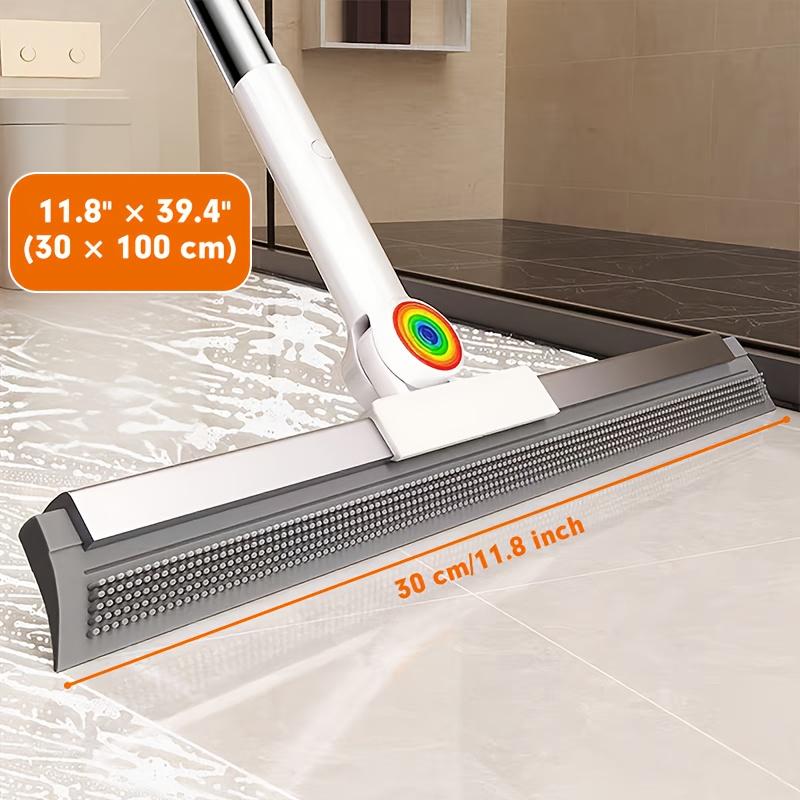 Heavy-Duty Floor Broom And Pet Hair Cleaner - Long-Handled Broom With Non-Stick Bristles, Widened And Extended Design, Suitable For Hardwood, Tile 30cm / 11.8inch
Heavy-Duty Floor Broom And Pet Hair Cleaner - Long-Handled Broom With Non-Stick Bristles, Widened And Extended Design, Suitable For Hardwood, Tile 30cm / 11.8inch