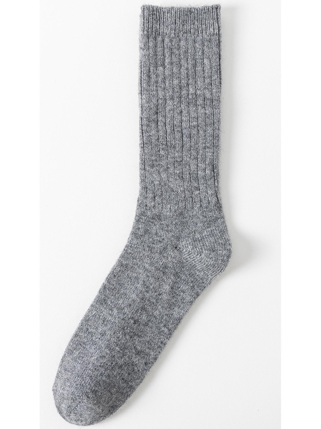Мужские и женские носки до середины икры из мериносовой шерсти и кашемира, теплые, двухслойные, повседневного стиля серый
Мужские и женские носки до середины икры из мериносовой шерсти и кашемира, теплые, двухслойные, повседневного стиля серый