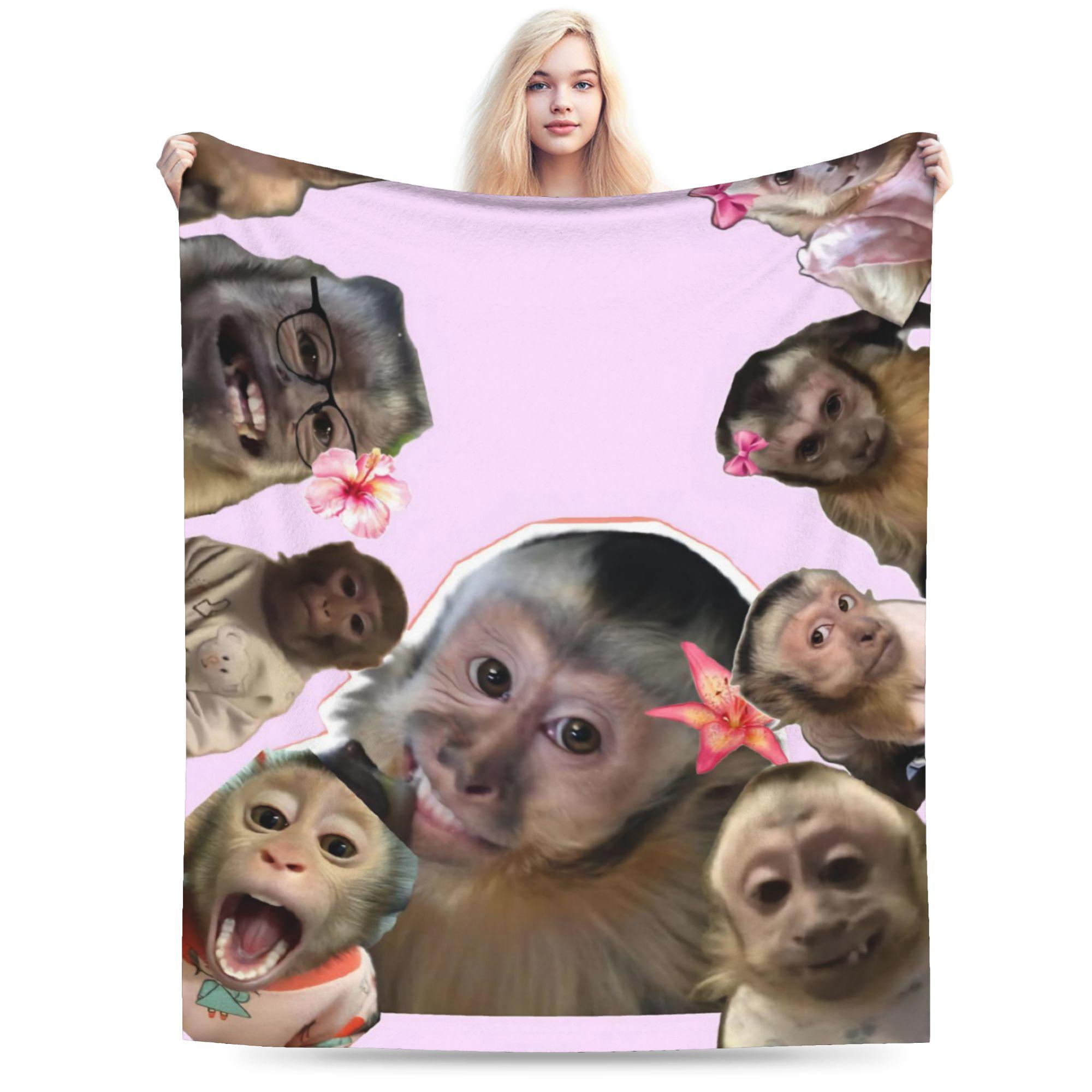 Funny Monkey Cartoon Throw Blanket for Couch Soft Cozy Plush Blanket 50x60 Inches Multisize Bedspread for All Seasons 75x100cm (30x40inch)
Funny Monkey Cartoon Throw Blanket for Couch Soft Cozy Plush Blanket 50x60 Inches Multisize Bedspread for All Seasons 75x100cm (30x40inch)