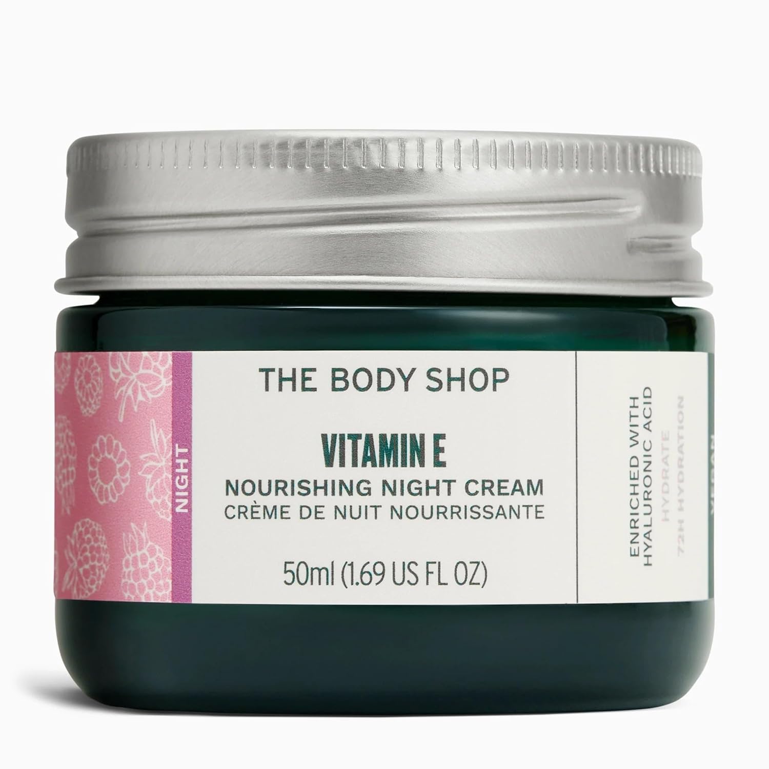 The Body Shop Vitamin E Night Cream 50 ML For All Skin Types 72 Hr Hydration Vegan Skincare
The Body Shop Vitamin E Night Cream 50 ML For All Skin Types 72 Hr Hydration Vegan Skincare