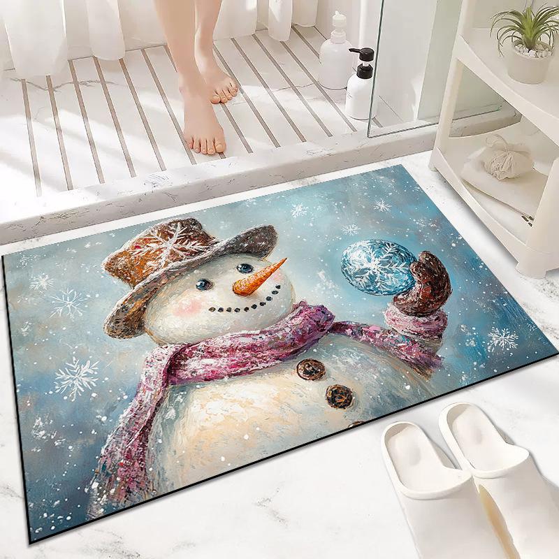 Snowman Entrance Door Mat Household Wear-resistant and Dirt-resistant Entrance Door Mat Bedroom Door Carpet Non-slip Floor Mat 40 * 60CM diatom mud
Snowman Entrance Door Mat Household Wear-resistant and Dirt-resistant Entrance Door Mat Bedroom Door Carpet Non-slip Floor Mat 40 * 60CM diatom mud
