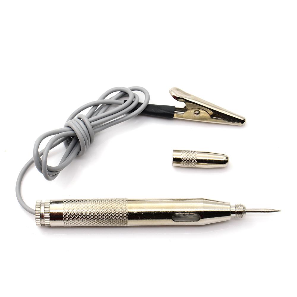 DC 6V 12V 24V Copper Auto Car Light Circuit Tester Lamp Voltage Test Pen Detector Probe Light System Test for Motor Vehicle Tool золотий
DC 6V 12V 24V Copper Auto Car Light Circuit Tester Lamp Voltage Test Pen Detector Probe Light System Test for Motor Vehicle Tool золотий