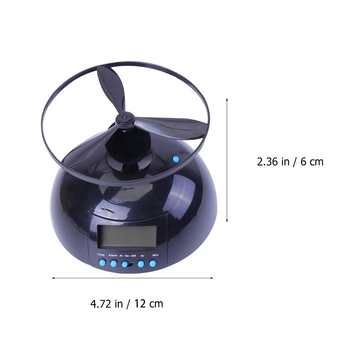 Led Digital Display Lazy Alarm Clock Flying Loud Helicopter Propeller With Snooze Function Flying Backlight Mode For Bedroom чорний
Led Digital Display Lazy Alarm Clock Flying Loud Helicopter Propeller With Snooze Function Flying Backlight Mode For Bedroom чорний