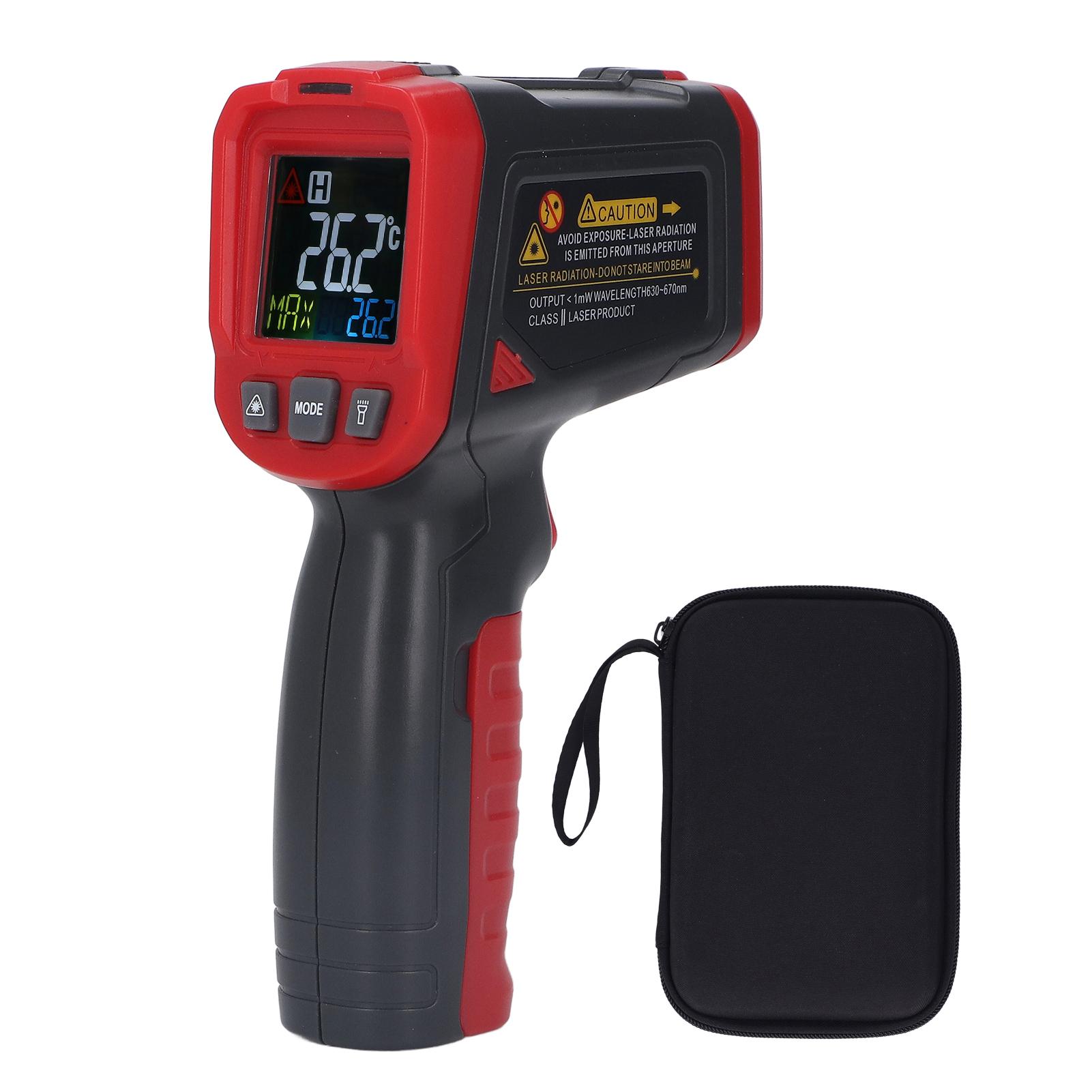 Handheld Infrared Thermometer High Accuracy Color Screen Temperature Tester for Industrial Objects
Handheld Infrared Thermometer High Accuracy Color Screen Temperature Tester for Industrial Objects