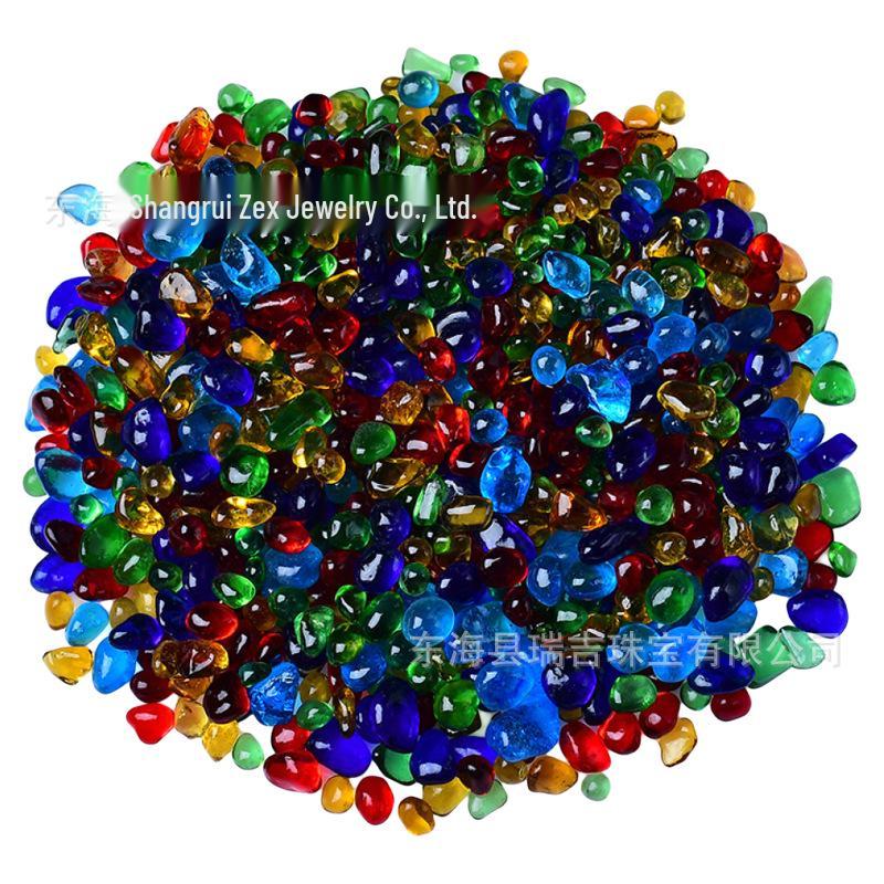 Seven-Colored Crystal Glaze Gravel: Red, Yellow, Blue, Green Offering Stones for Buddha 4-6mm 500g
Seven-Colored Crystal Glaze Gravel: Red, Yellow, Blue, Green Offering Stones for Buddha 4-6mm 500g