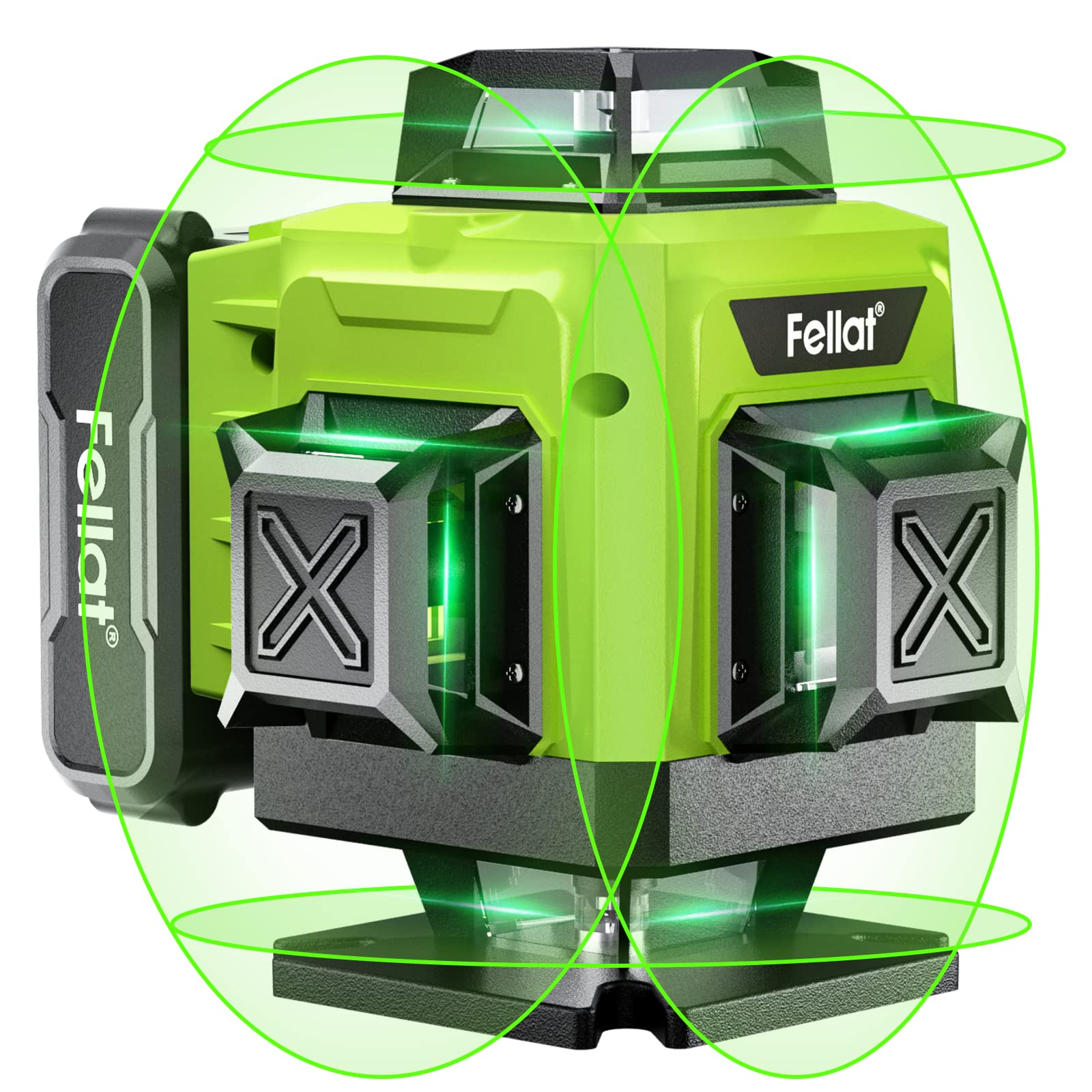 FELLAT Green Laser Laser 16 Automatic 4800mAh Lithium Receiver Japanese Instruction Manual Level, 4x360° Full-Line Level, Lines, Correction, зелёный
FELLAT Green Laser Laser 16 Automatic 4800mAh Lithium Receiver Japanese Instruction Manual Level, 4x360° Full-Line Level, Lines, Correction, зелёный