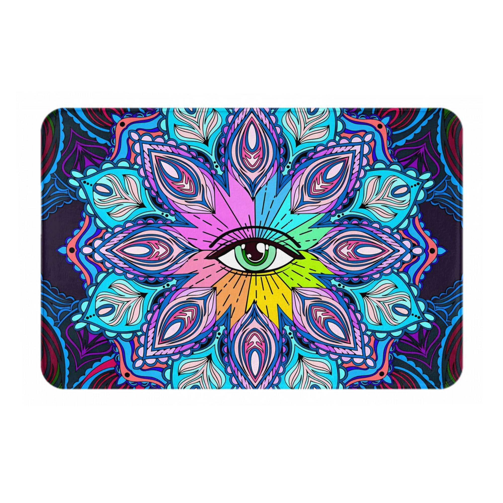 Stylish Eye Mandala Art Doormat, Suitable for Machine Washing, Perfect for Bathrooms, Bedrooms, Living Rooms, And Entrances 40cm x 60cm
Stylish Eye Mandala Art Doormat, Suitable for Machine Washing, Perfect for Bathrooms, Bedrooms, Living Rooms, And Entrances 40cm x 60cm