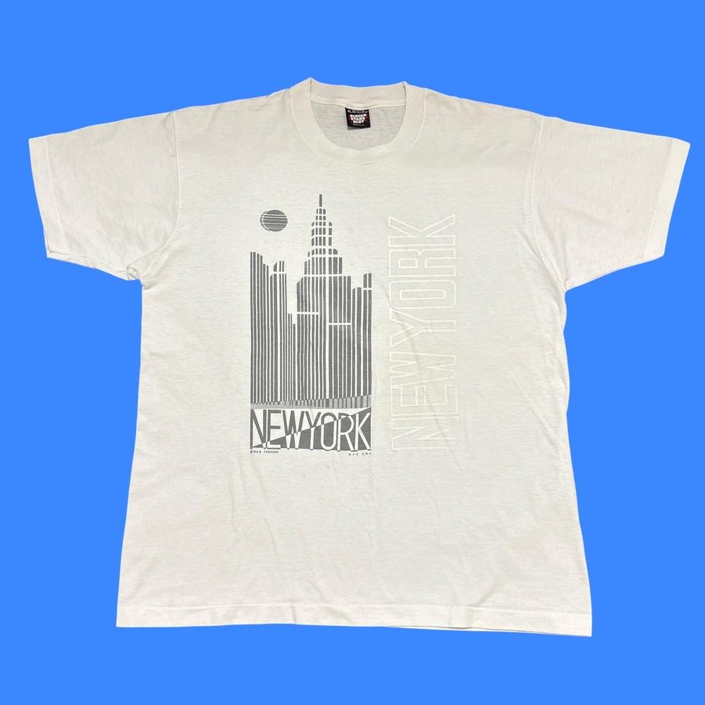 Vintage New York City Shirt XL White 90s Single Stitch Screen Stars Made In USA Unisex T-Shirt XXL
Vintage New York City Shirt XL White 90s Single Stitch Screen Stars Made In USA Unisex T-Shirt XXL