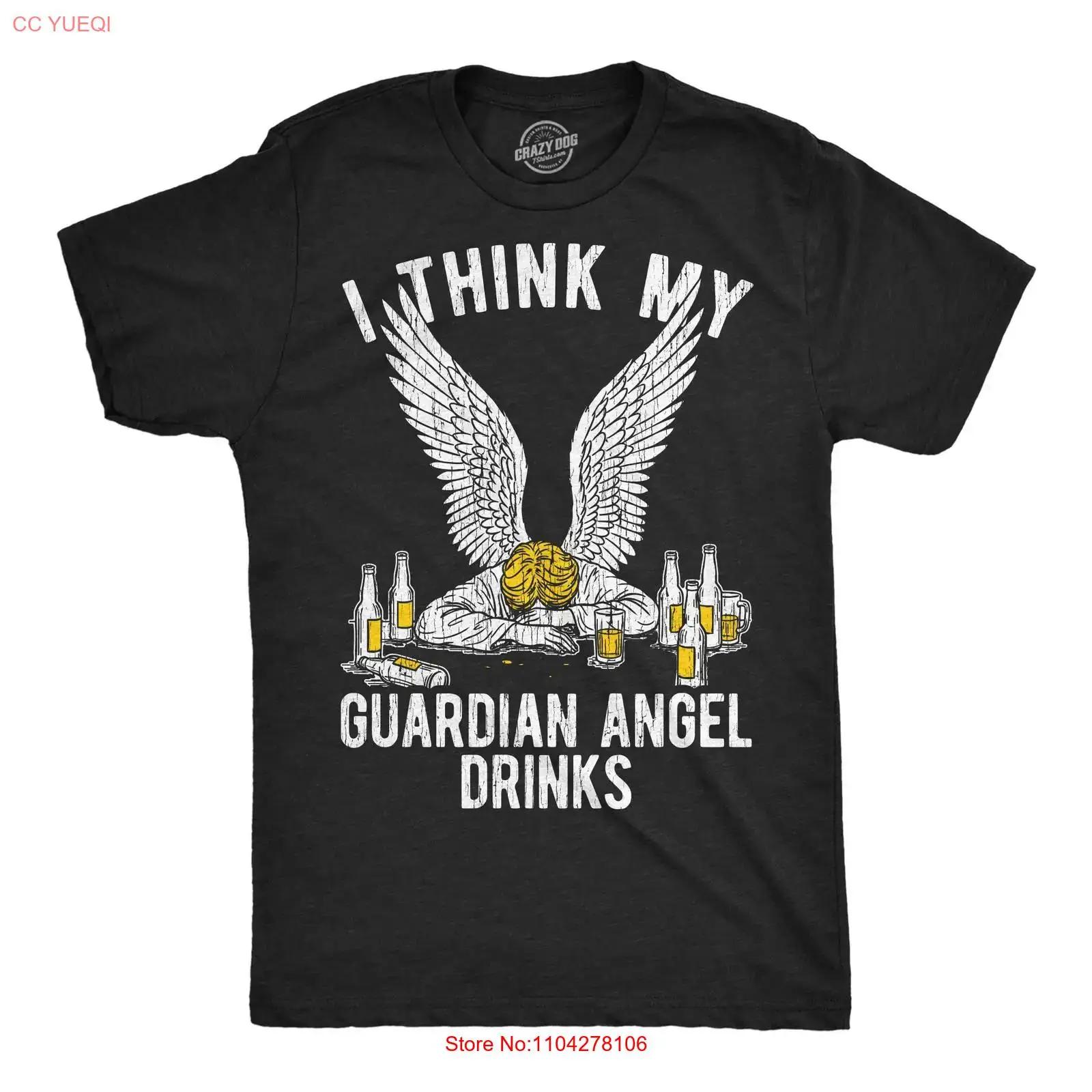 Mens Funny T Shirt I Think My Guardian Angel Drinks Sarcastic Partying vintage Washed Versatile Unisex Breathable Stylish 5XL різнокольоровий
Mens Funny T Shirt I Think My Guardian Angel Drinks Sarcastic Partying vintage Washed Versatile Unisex Breathable Stylish 5XL різнокольоровий
