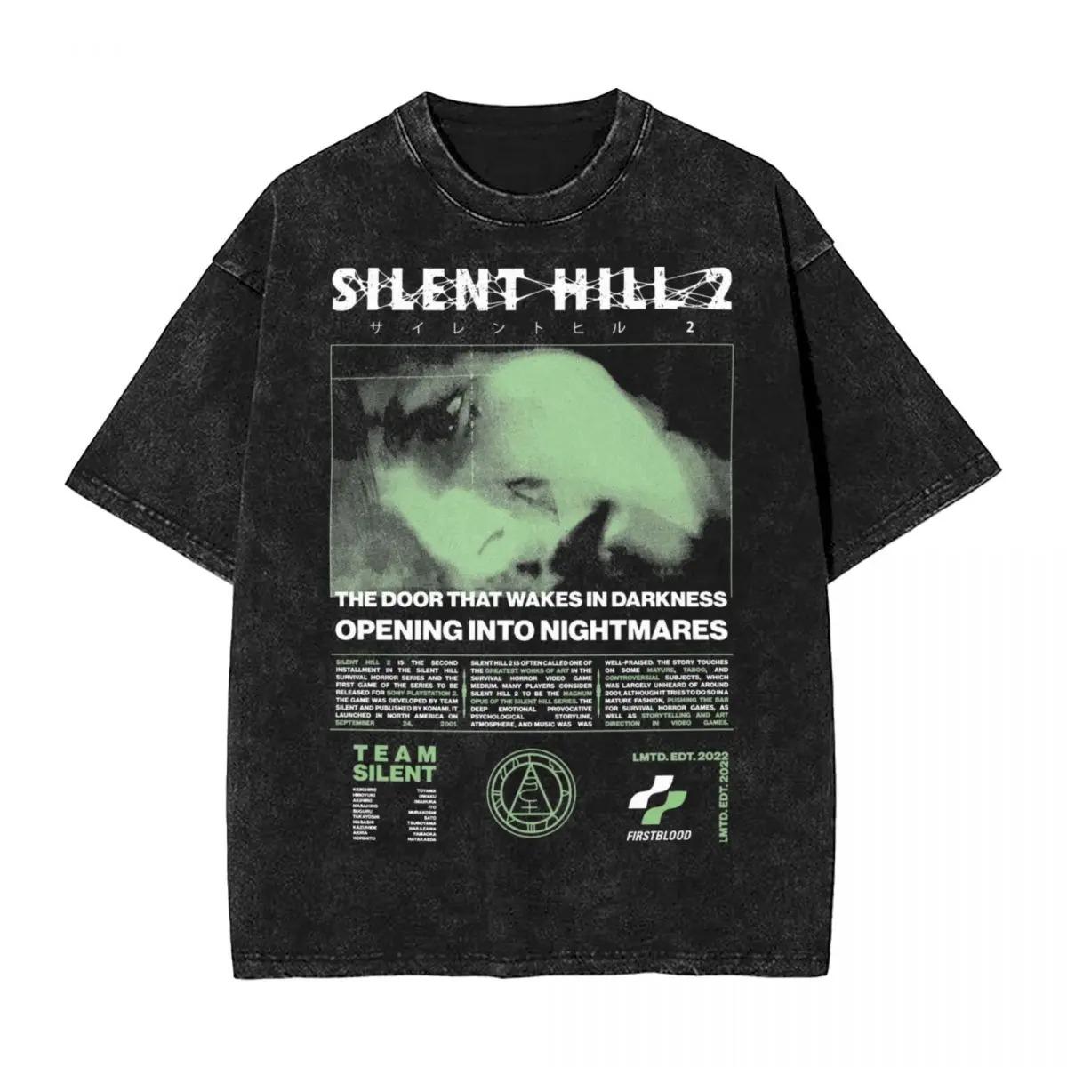 Silent Hill Washed T Shirt Streetwear Hip Hop Fashion TShirts Tees Tops for Men Women Cotton Oversize Printed M
Silent Hill Washed T Shirt Streetwear Hip Hop Fashion TShirts Tees Tops for Men Women Cotton Oversize Printed M