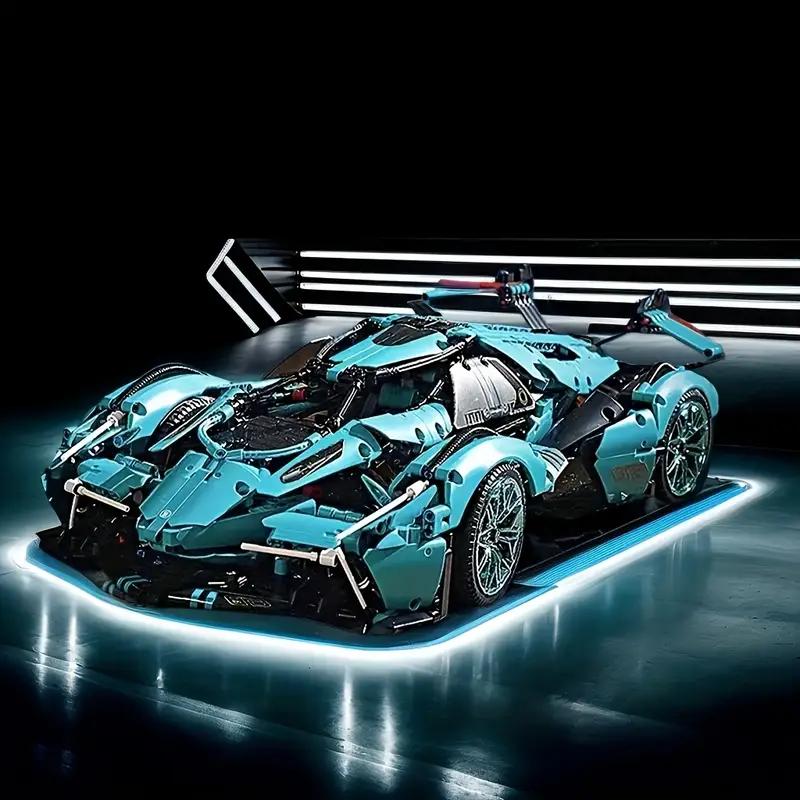 Набор строительных блоков «Синий суперкар», 1284 детали, 1:Модель гоночного автомобиля масштаба 14, игрушка для самостоятельной сборки, подарок на Хэллоуин, Рождество
Набор строительных блоков «Синий суперкар», 1284 детали, 1:Модель гоночного автомобиля масштаба 14, игрушка для самостоятельной сборки, подарок на Хэллоуин, Рождество