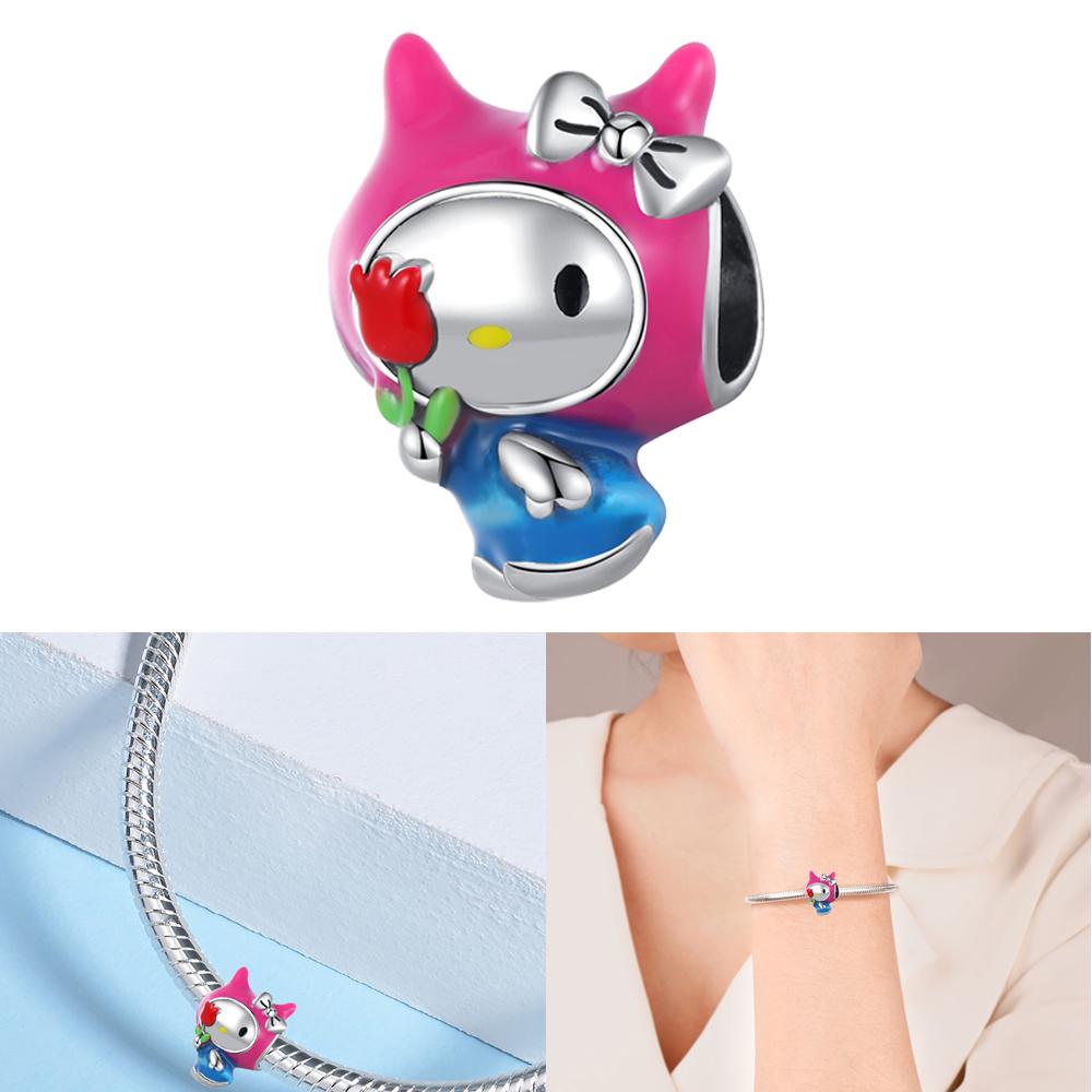 New Charm Bead Charms copper Bunny Rose Bead Charms Compatible With Snake Chain Bracelets Necklaces Do It Yourself Jewellery
New Charm Bead Charms copper Bunny Rose Bead Charms Compatible With Snake Chain Bracelets Necklaces Do It Yourself Jewellery