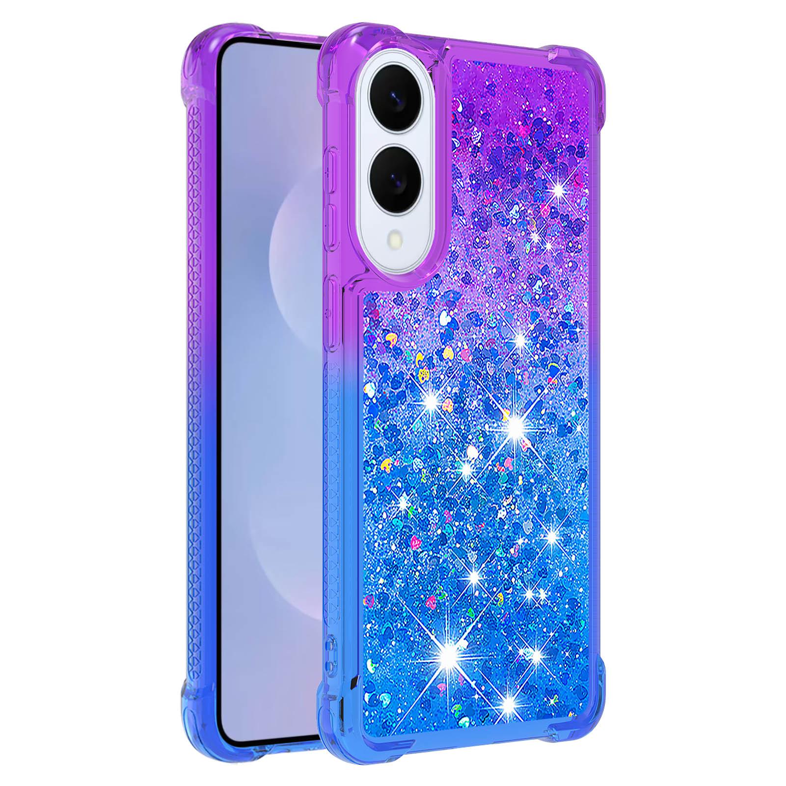 For Samsung Galaxy S25 Edge TPU Case Gradient Quicksand Phone Back Cover Purple+Sky Blue
For Samsung Galaxy S25 Edge TPU Case Gradient Quicksand Phone Back Cover Purple+Sky Blue