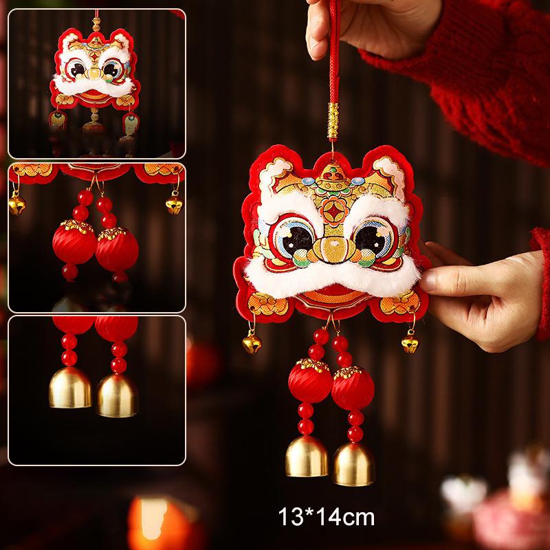 Chinese New Year Tassel Exquisite Lion Dance Pendant Spring Festival Hanging Traditional New Year Decoration For New Year Gifts
Chinese New Year Tassel Exquisite Lion Dance Pendant Spring Festival Hanging Traditional New Year Decoration For New Year Gifts