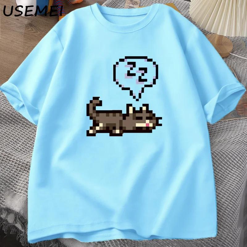 Stardew Valley Sleeping Cat Sploot Graphic T Shirts Unisex Casual Funny Short Sleeve Tshirt Unisex Cotton Tees Unisexs Clothing L
Stardew Valley Sleeping Cat Sploot Graphic T Shirts Unisex Casual Funny Short Sleeve Tshirt Unisex Cotton Tees Unisexs Clothing L