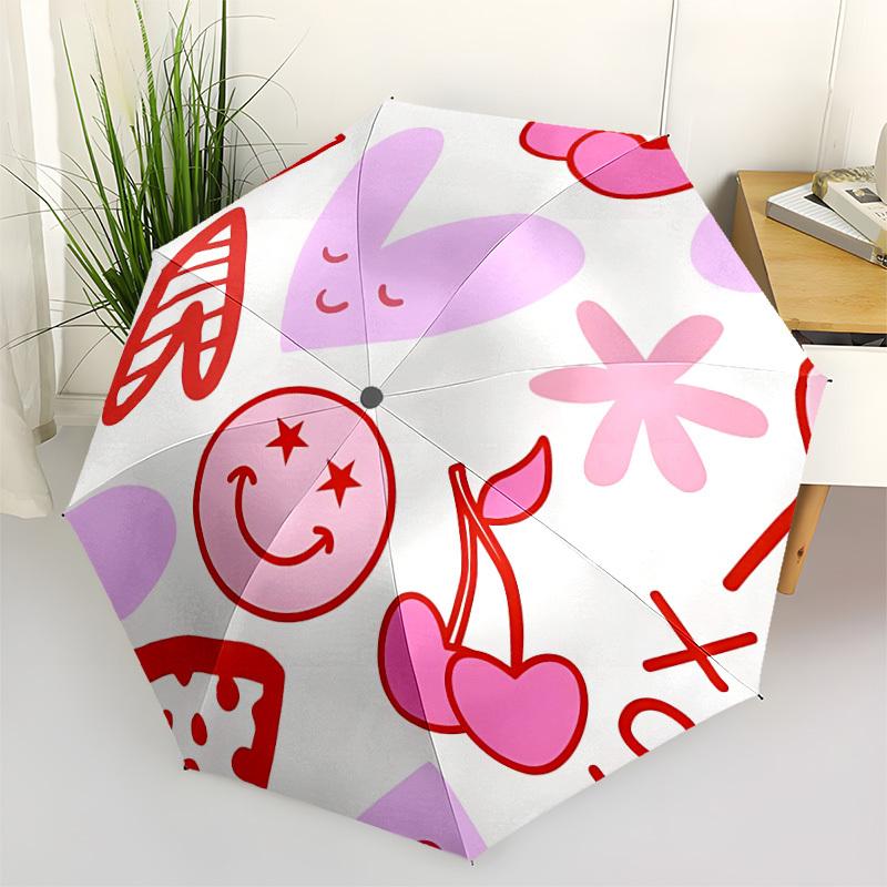 1pc Cherries Hearts Automatic Opening/Closing Umbrella with Operation & Windproof Canopy - Folding Design, Holiday Gift yy260225114
1pc Cherries Hearts Automatic Opening/Closing Umbrella with Operation & Windproof Canopy - Folding Design, Holiday Gift yy260225114