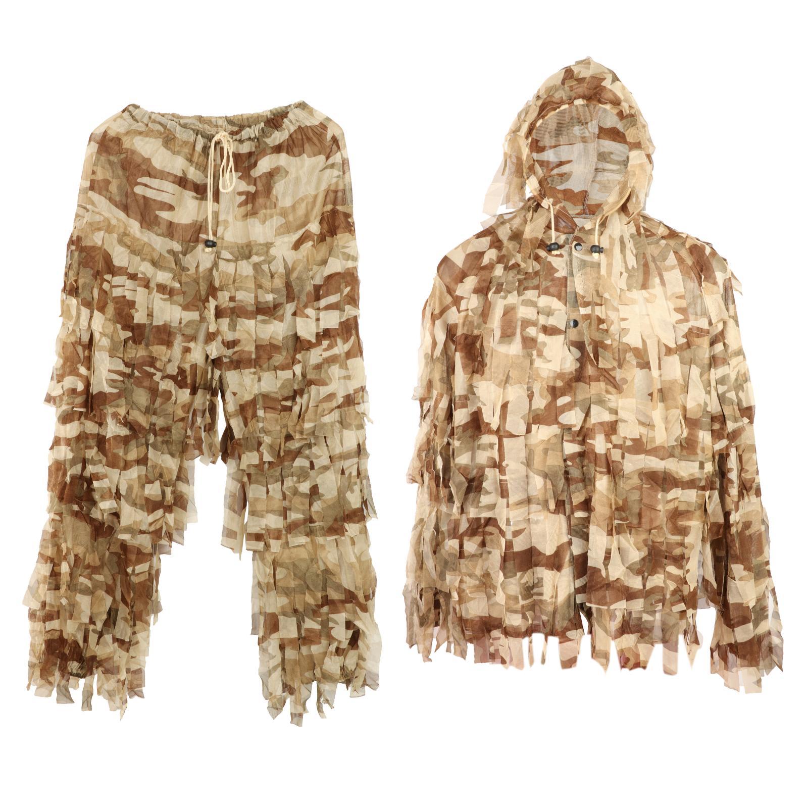 3D Sniper Ghillie Suit Woodland Hunting Cloak Clothing пустельний
3D Sniper Ghillie Suit Woodland Hunting Cloak Clothing пустельний