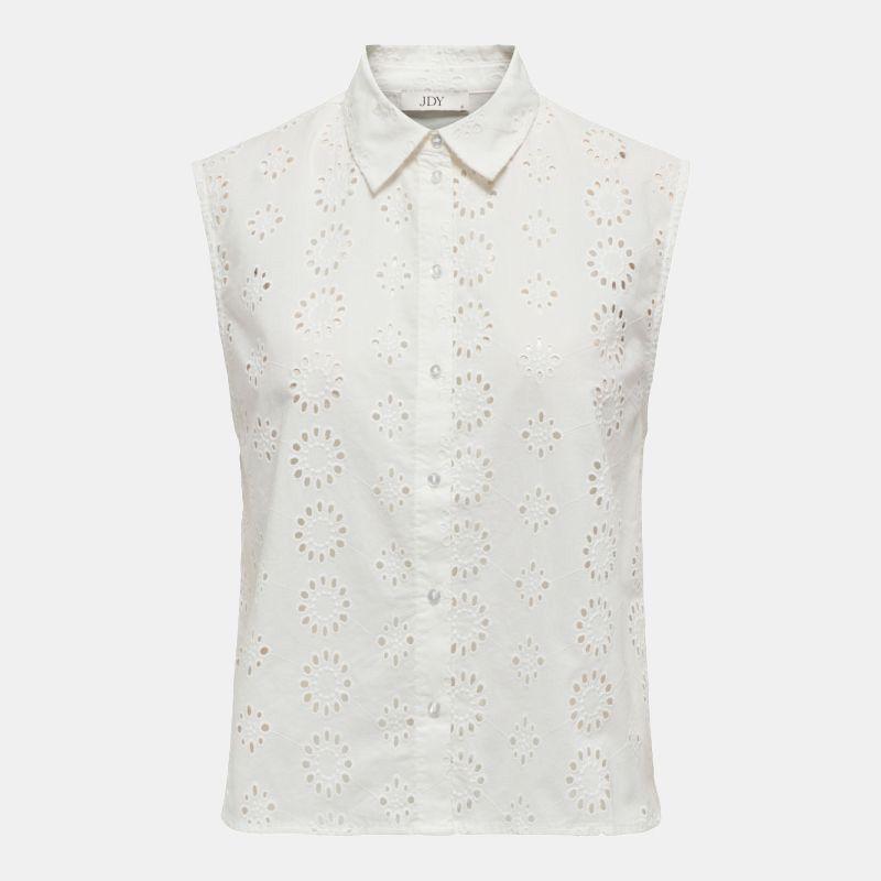 Женская безрукавка-шемисетка с вышивкой в английском стиле JDY L белый
Женская безрукавка-шемисетка с вышивкой в английском стиле JDY L белый