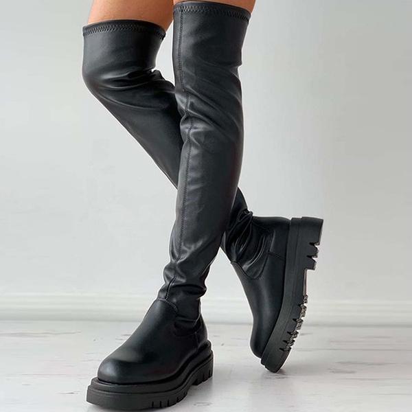 Female Platform Thigh High Boots Fashion Slim Chunky Heels Over The Knee Boots Women Party Shoes Woman 35
Female Platform Thigh High Boots Fashion Slim Chunky Heels Over The Knee Boots Women Party Shoes Woman 35