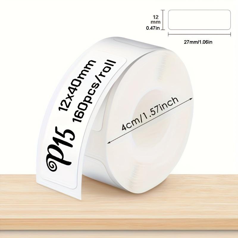 Label Printer Tape for P15 Portable, Thermal Label Maker Paper Sticker - Self-Adhesive Printing Paper for Home Office School Use білий
Label Printer Tape for P15 Portable, Thermal Label Maker Paper Sticker - Self-Adhesive Printing Paper for Home Office School Use білий
