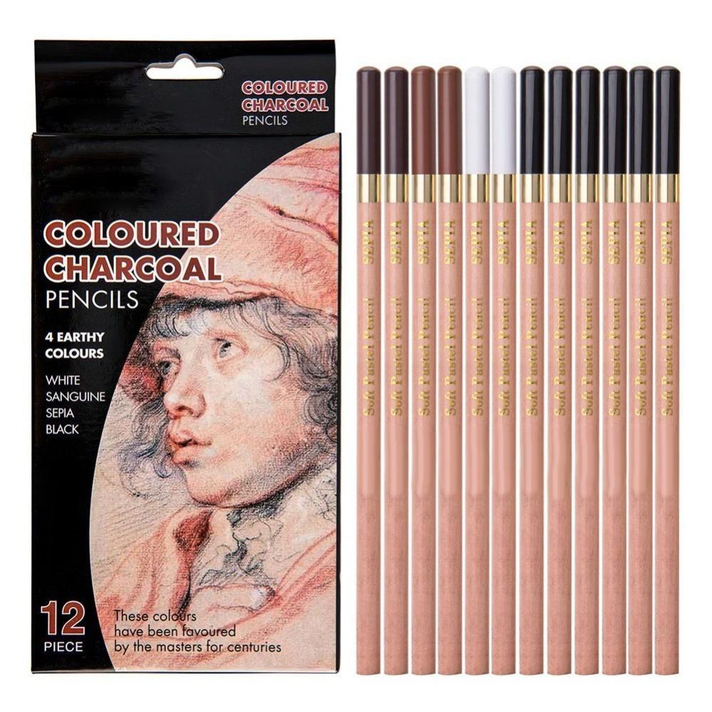 12PCS Safe Formula Artist Drawing Pencils 6.97in Multi-tone Charcoal Sticks Beginner & Pro Practice Drawing Pencils
12PCS Safe Formula Artist Drawing Pencils 6.97in Multi-tone Charcoal Sticks Beginner & Pro Practice Drawing Pencils
