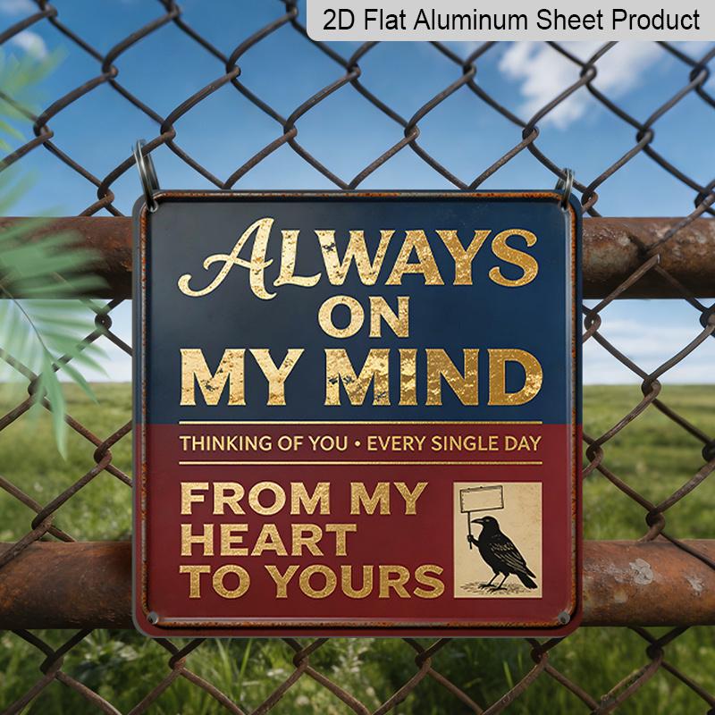 2D Flat - 1pc Love Letter Theme Wall Decor Gift for Art Lovers | Vintage Metal Sign Suitable for Bedroom, Study, Living Room, Hallway, Entryway, and 20*20cm
2D Flat - 1pc Love Letter Theme Wall Decor Gift for Art Lovers | Vintage Metal Sign Suitable for Bedroom, Study, Living Room, Hallway, Entryway, and 20*20cm