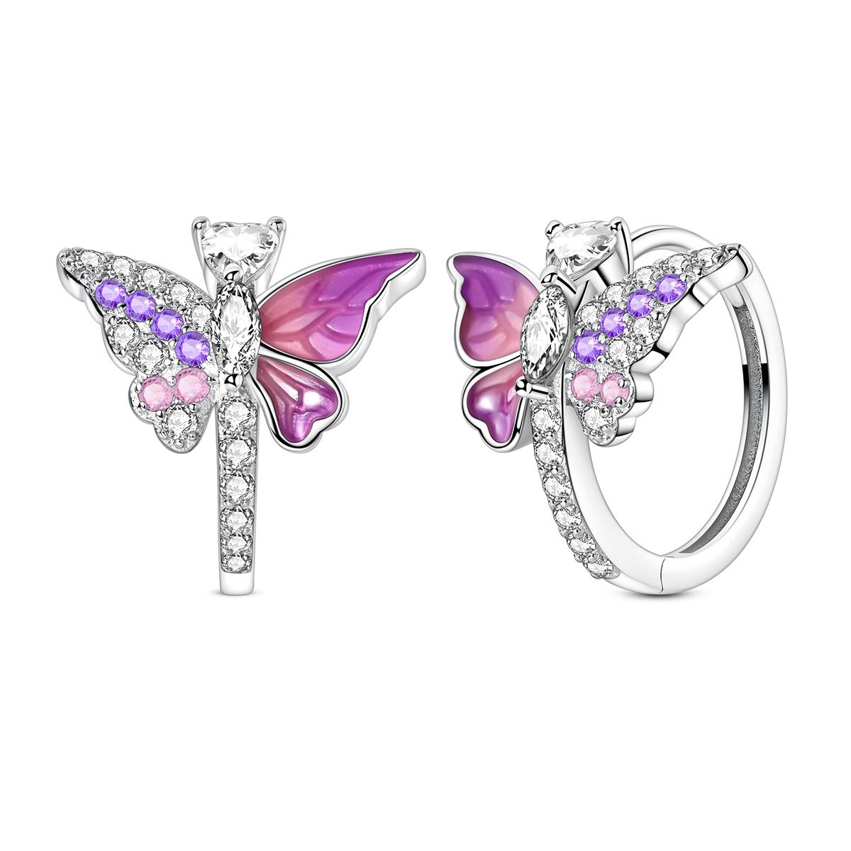 Butterfly Series Pendant Earrings 925 Silver For Girl Hoop Earring Party Gift Jewelry
Butterfly Series Pendant Earrings 925 Silver For Girl Hoop Earring Party Gift Jewelry