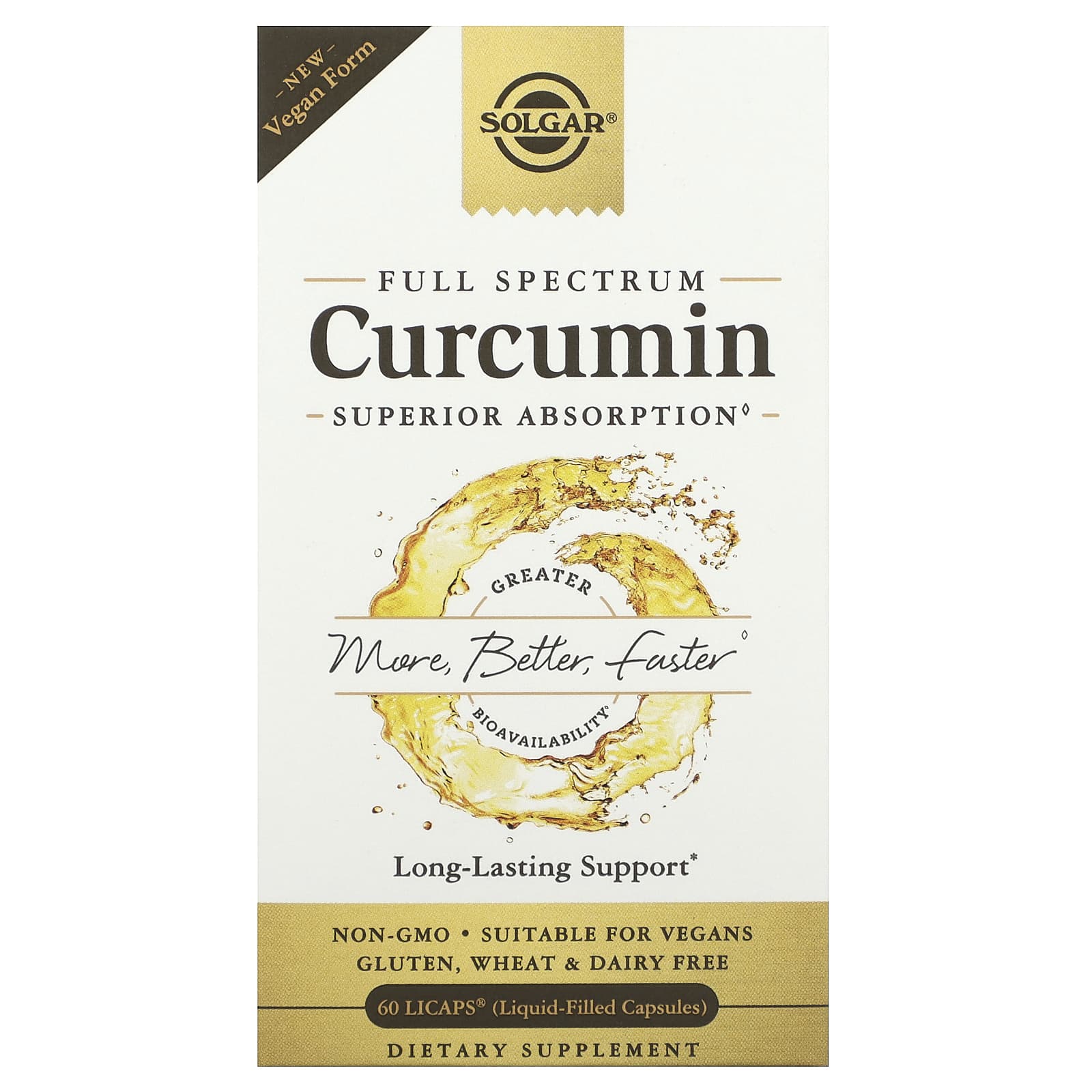 Full Spectrum Curcumin, Recap (Liquid Extract Capsules) 60 Tablets 
Full Spectrum Curcumin, Recap (Liquid Extract Capsules) 60 Tablets