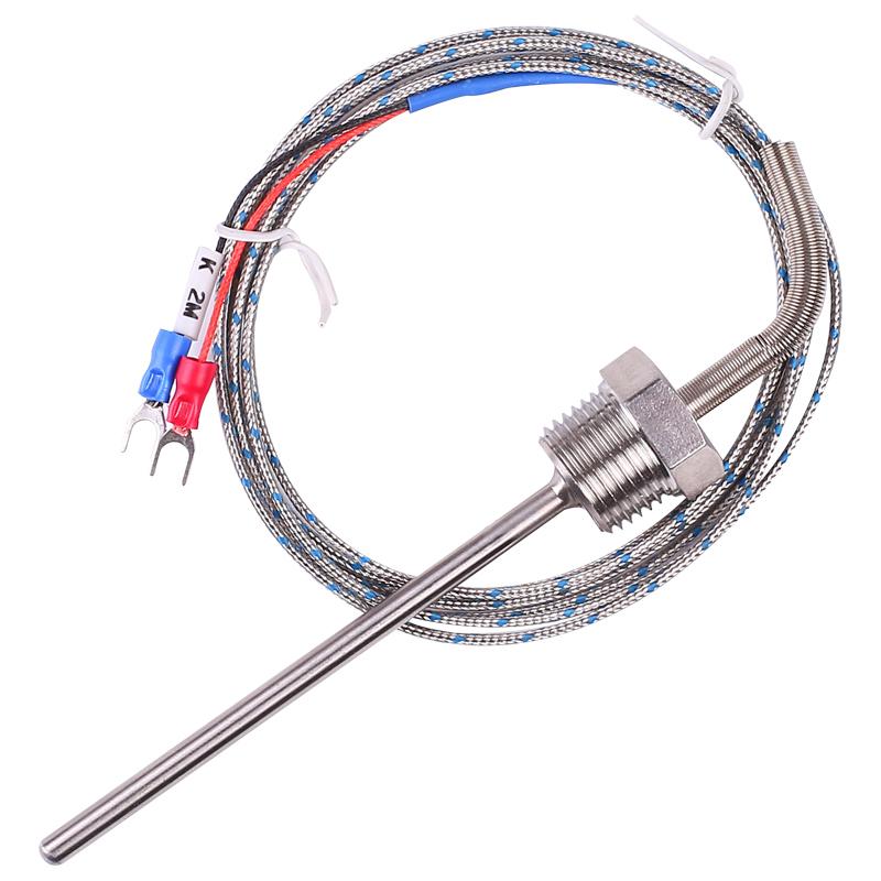 1/2 NPT Waterproof Stainless Steel k Thermocouple Sensor Pt100 Probe 50mm 100mm 150mm 200mm PID Temperature Controller 2M wire K 100mm
1/2 NPT Waterproof Stainless Steel k Thermocouple Sensor Pt100 Probe 50mm 100mm 150mm 200mm PID Temperature Controller 2M wire K 100mm