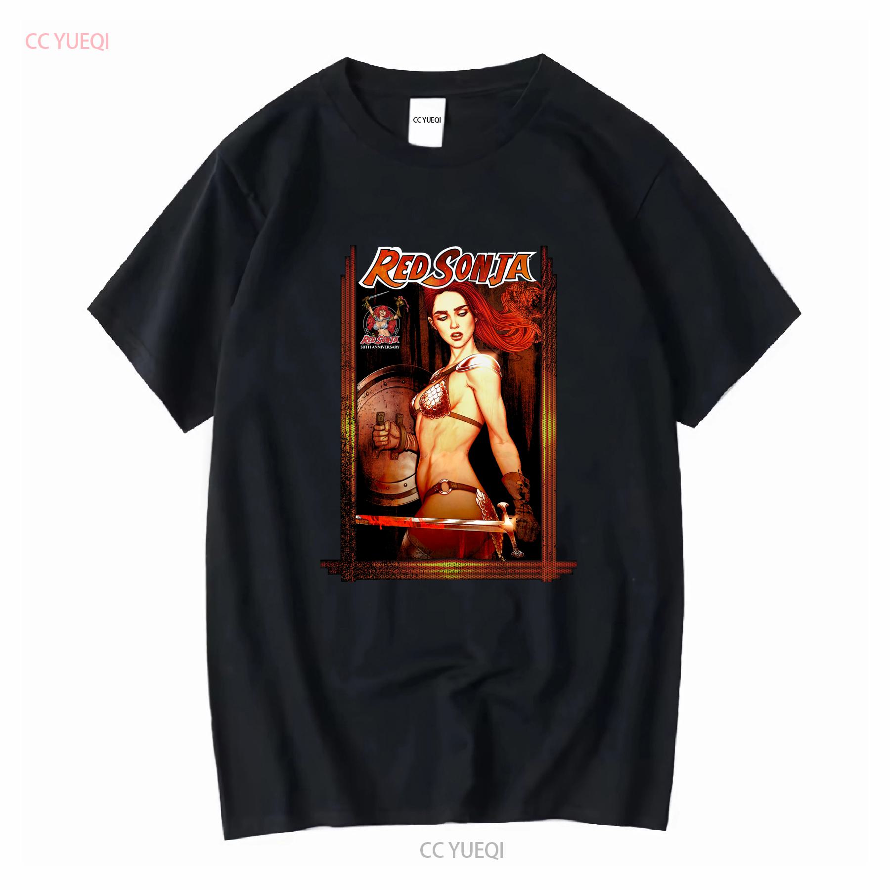 Red Sonja Dynamite Jenny Frison Official Mens T Shirt vintage Washed Stylish Comfortable Stretched fashion graphic 4XL
Red Sonja Dynamite Jenny Frison Official Mens T Shirt vintage Washed Stylish Comfortable Stretched fashion graphic 4XL