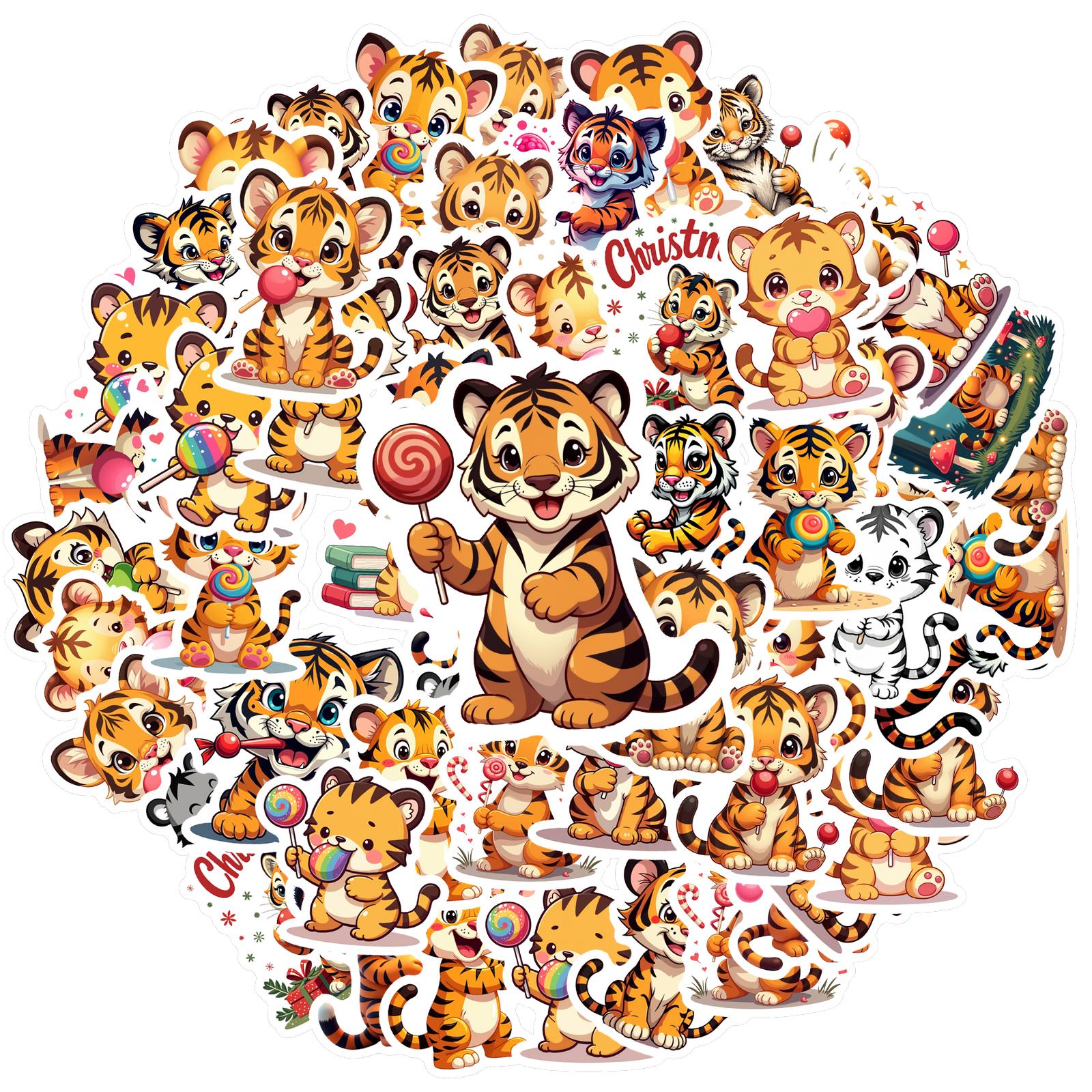 35-100pcs Cartoon Tiger Stickers Watercolor Animals Graffiti Sticker Decoration Gift Box Label Reward Stationery Sticker
35-100pcs Cartoon Tiger Stickers Watercolor Animals Graffiti Sticker Decoration Gift Box Label Reward Stationery Sticker