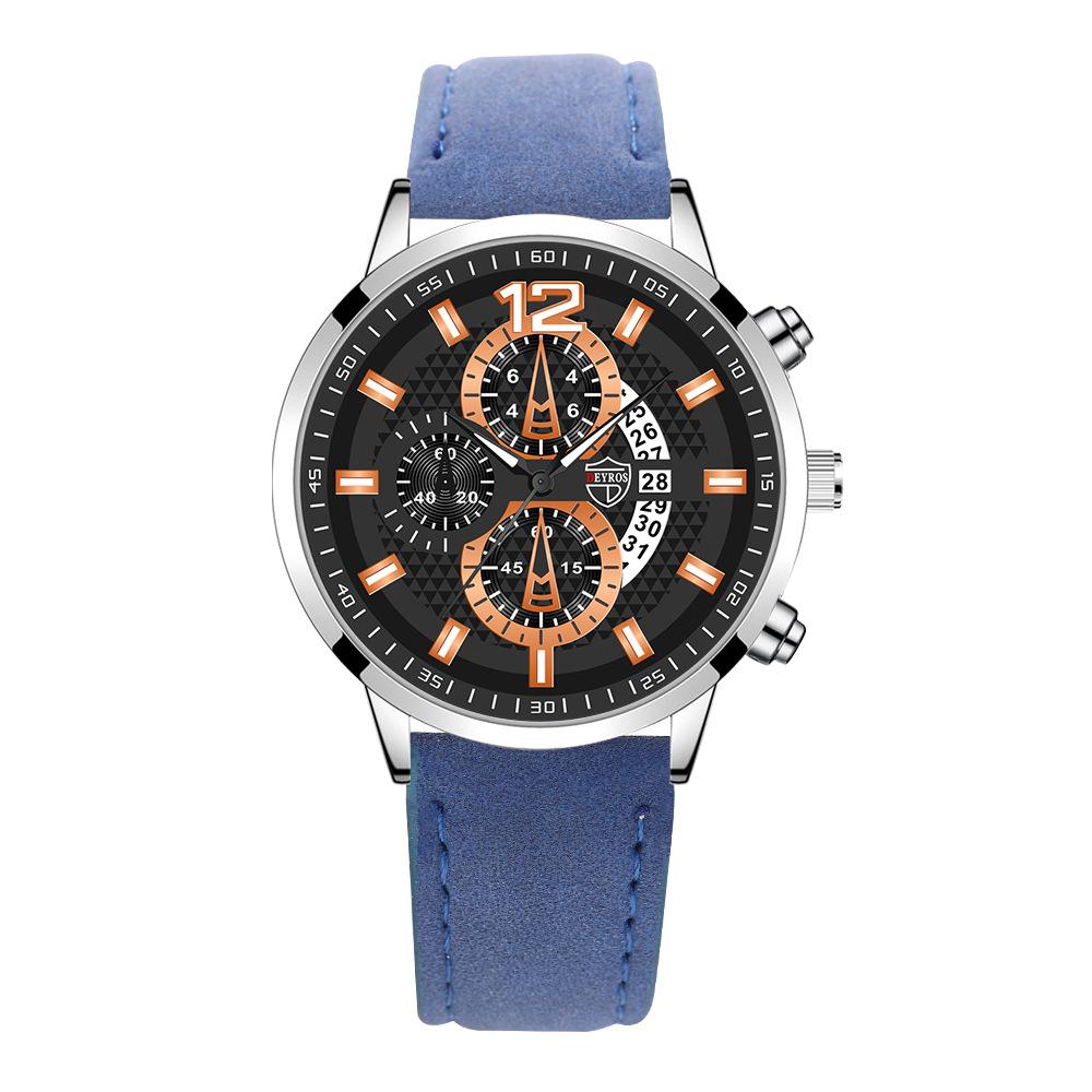 Belt Men S Watch Personalized Fake Three-Eye Luminous Calendar Quartz Watch
Belt Men S Watch Personalized Fake Three-Eye Luminous Calendar Quartz Watch