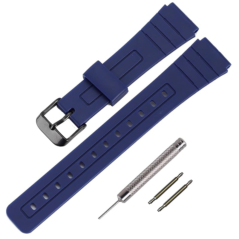 Replacement for TPU watch straps Casio Band for F-91W/F-84/F-94/F-105/F-108/A-158 (for both men and women) (NavyBlue/Black Buckle)
Replacement for TPU watch straps Casio Band for F-91W/F-84/F-94/F-105/F-108/A-158 (for both men and women) (NavyBlue/Black Buckle)