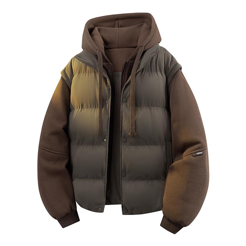 2025 Unisex Cotton Hooded Jacket: Winter-Ready, Thick, Two-Piece Look, Padded, Cold Protection Flight Outerwear 2XL
2025 Unisex Cotton Hooded Jacket: Winter-Ready, Thick, Two-Piece Look, Padded, Cold Protection Flight Outerwear 2XL