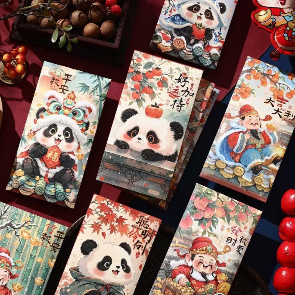 6pcs Hongbao New Year Red Envelopes Chinese Style Good Lucky Red Packets Celebration Party Style 5
6pcs Hongbao New Year Red Envelopes Chinese Style Good Lucky Red Packets Celebration Party Style 5