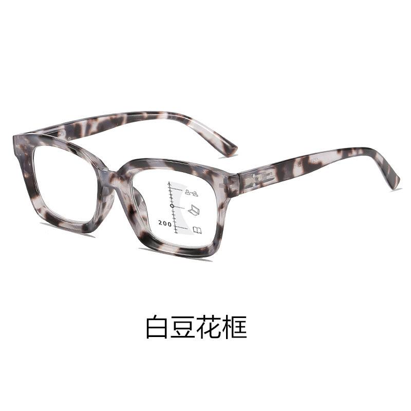 Fashion Large Frame Progressive Multi-Focus Anti-Blue Reading Glasses Spring Leg Reading Reading Glasses Look Far And Near multi-focus +400 degrees
Fashion Large Frame Progressive Multi-Focus Anti-Blue Reading Glasses Spring Leg Reading Reading Glasses Look Far And Near multi-focus +400 degrees