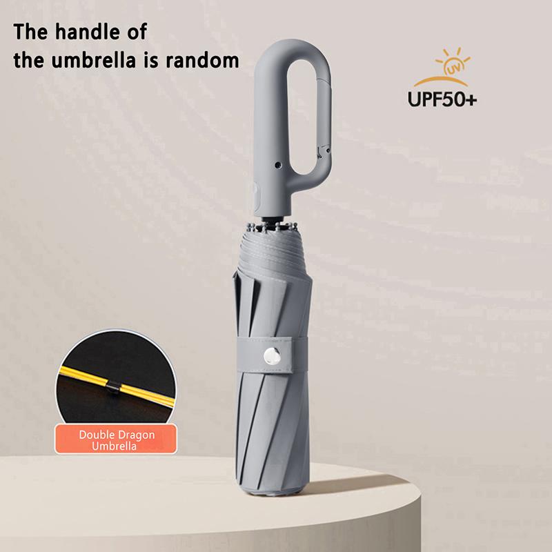 10-Bone Fully Automatic Folding Umbrella Advanced Feeling Sunshine And Dual-Purpose Parasol Extra Large Thickening Reinforcement metal-fiber composite&10K світло-сірого кольору
10-Bone Fully Automatic Folding Umbrella Advanced Feeling Sunshine And Dual-Purpose Parasol Extra Large Thickening Reinforcement metal-fiber composite&10K світло-сірого кольору
