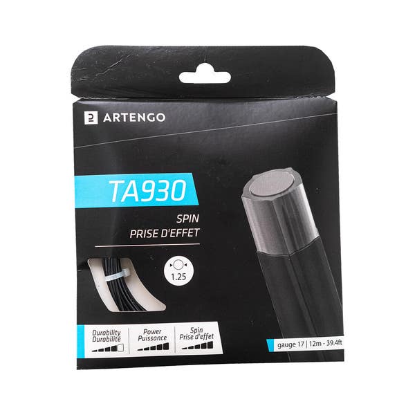 DECATHLON Monofilament Pentagonal TA930 Tennis Racket String Polyester Black
DECATHLON Monofilament Pentagonal TA930 Tennis Racket String Polyester Black