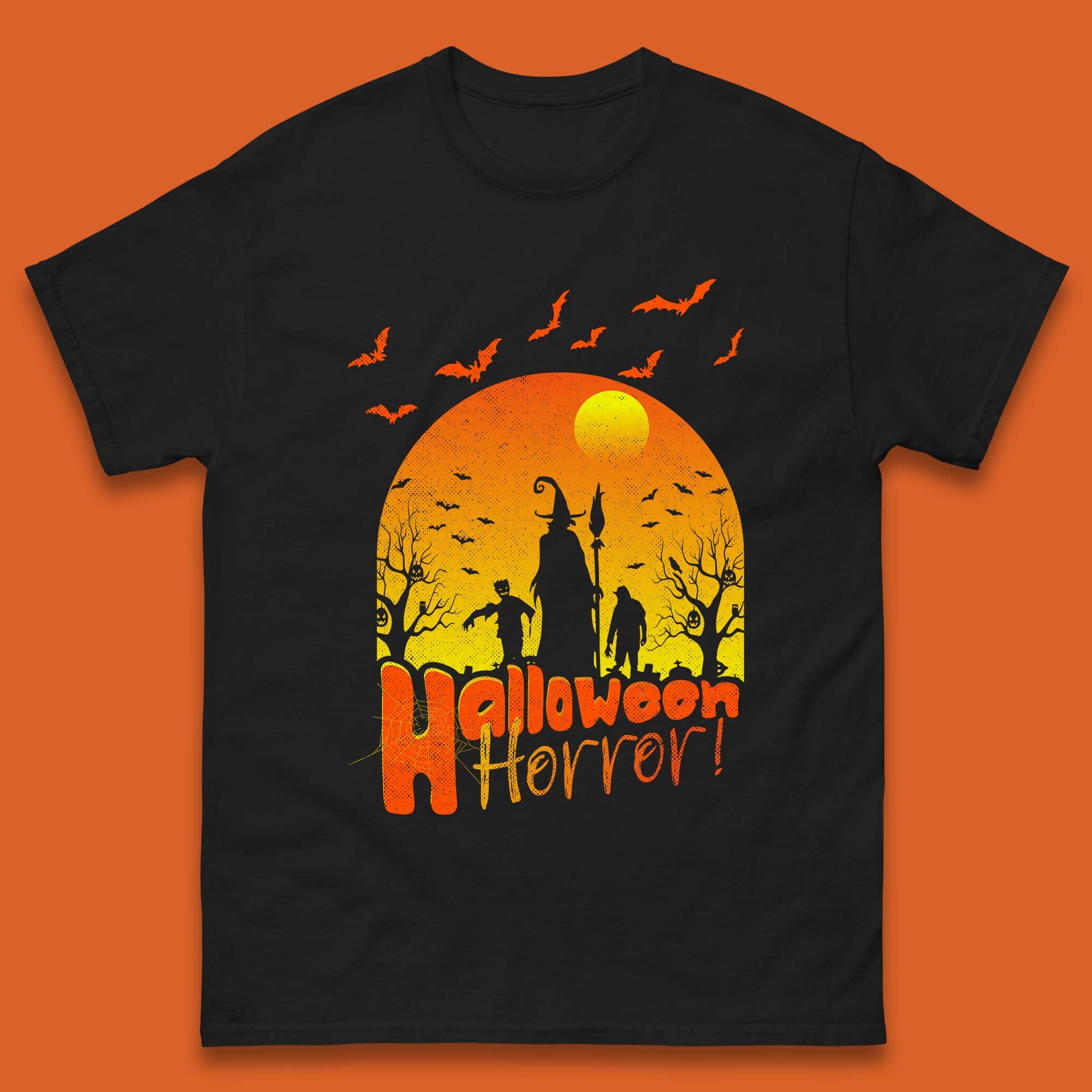 Halloween Horror Halloween Night Witch With Zombies Horror Scary Mens Tee Top 2XL
Halloween Horror Halloween Night Witch With Zombies Horror Scary Mens Tee Top 2XL