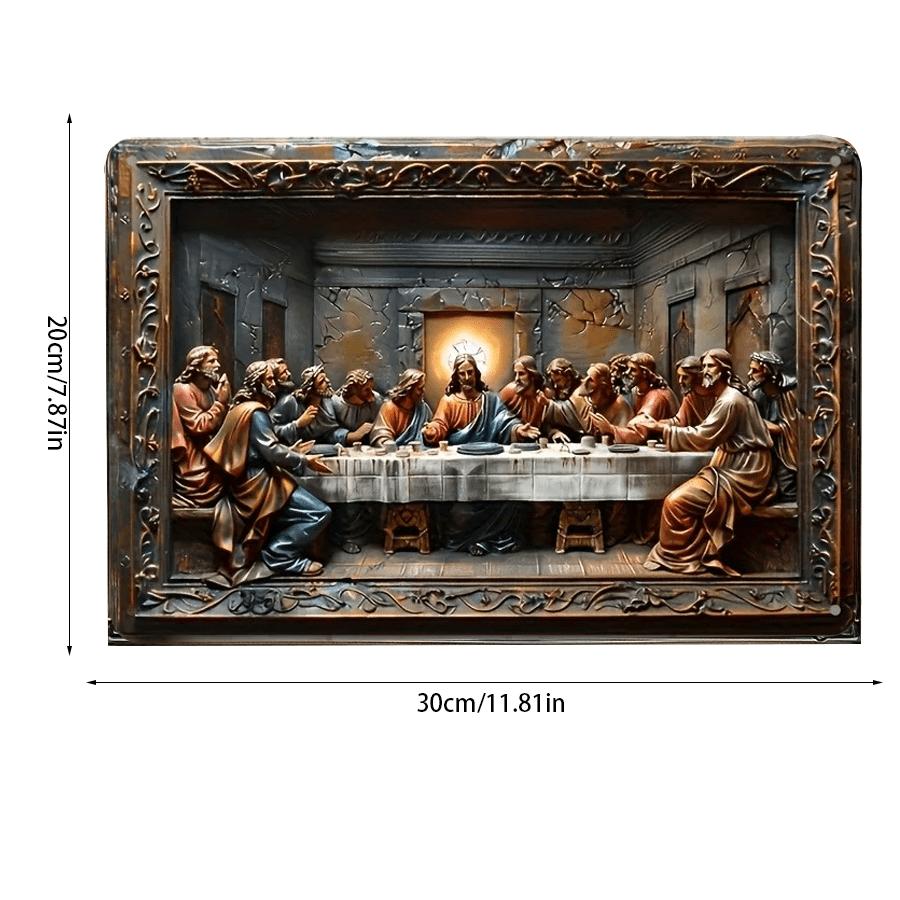 2d плоский 30*20м, Вінтажне дерев яне настінне мистецтво Таємна вечеря , Сільський дерев яний декор тарілки, Настінний декор, для дому, для внутрішнього та зовнішнього використання, Дерев яний матеріал 30*20cm
2d плоский 30*20м, Вінтажне дерев яне настінне мистецтво Таємна вечеря , Сільський дерев яний декор тарілки, Настінний декор, для дому, для внутрішнього та зовнішнього використання, Дерев яний матеріал 30*20cm