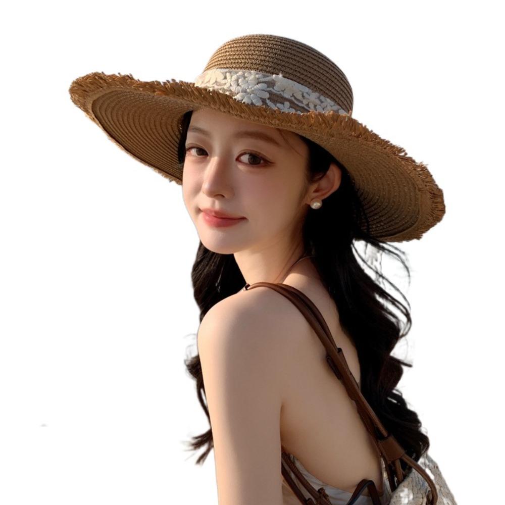Breathable Wide Brim Sun Hat Adjustable Sunshade Cap Fashion Lace Bowknot Straw Hat Summer хаки
Breathable Wide Brim Sun Hat Adjustable Sunshade Cap Fashion Lace Bowknot Straw Hat Summer хаки