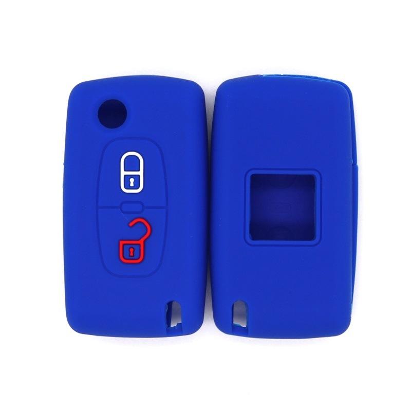 High-quality shockproof key cover, suitable for Peugeot old model 301307407 Citroen C4 SEGA 2-key silicone key bag темно-синього кольору
High-quality shockproof key cover, suitable for Peugeot old model 301307407 Citroen C4 SEGA 2-key silicone key bag темно-синього кольору