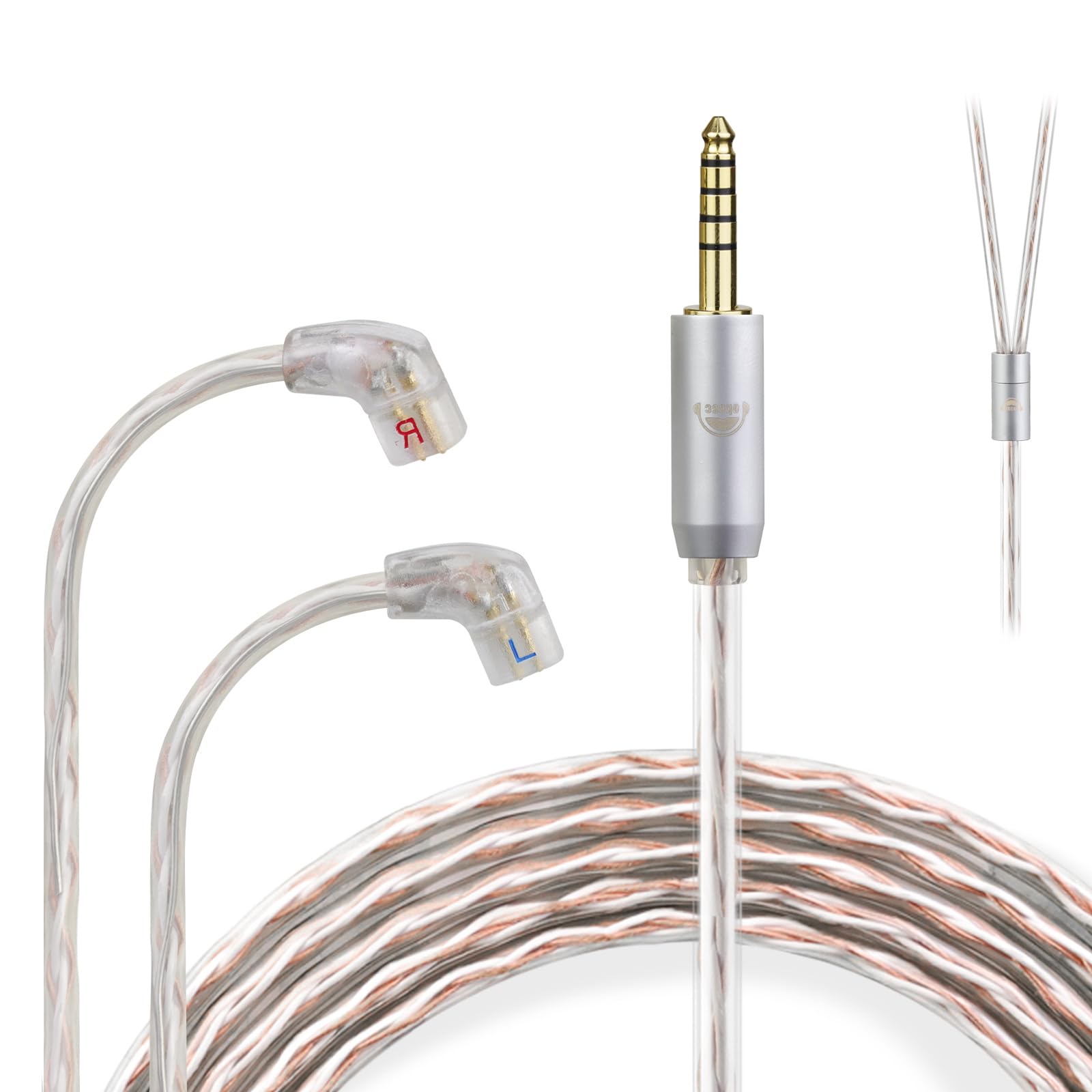 okcsc JBX Recable QDC 2Pin Cable Наушники Кабель 4 Core OFC Для KZ Для TRN Для CCA Совместимость с ZAX/AS16/ZS10pro/ZSN/ZEX и т.д.. 4.4mm
okcsc JBX Recable QDC 2Pin Cable Наушники Кабель 4 Core OFC Для KZ Для TRN Для CCA Совместимость с ZAX/AS16/ZS10pro/ZSN/ZEX и т.д.. 4.4mm