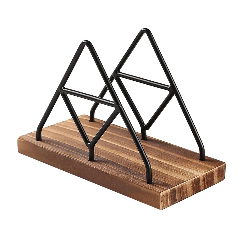 AEE4-1 Piece Wooden Napkin Storage Table Napkin Holder For Indoor Outdoor Home Dining Restaurant Kitchen Decor +Black Metal Wire
AEE4-1 Piece Wooden Napkin Storage Table Napkin Holder For Indoor Outdoor Home Dining Restaurant Kitchen Decor +Black Metal Wire