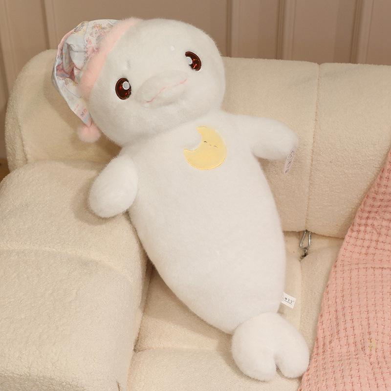 Starry Night Small Seal Plush Pillow - Cozy Stuffed Animal, Perfect Christmas Gift for Best Friend 70cm, 600g білий
Starry Night Small Seal Plush Pillow - Cozy Stuffed Animal, Perfect Christmas Gift for Best Friend 70cm, 600g білий