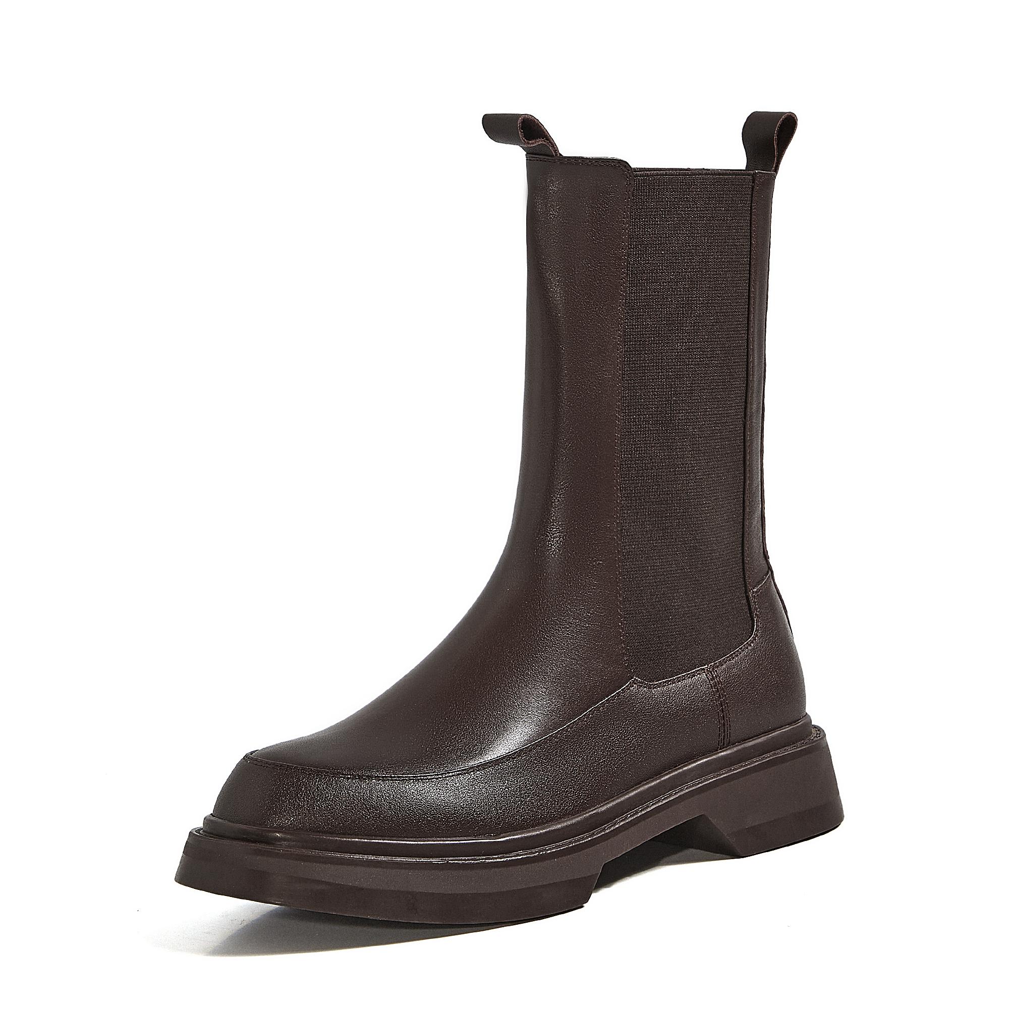 Fashion New Winter Boots Women Cow Leather Round Toe Platform Boots Solid Flat Mid-calf Modern Boots for Women Slip-on Short Boots Women 40 коричневый
Fashion New Winter Boots Women Cow Leather Round Toe Platform Boots Solid Flat Mid-calf Modern Boots for Women Slip-on Short Boots Women 40 коричневый